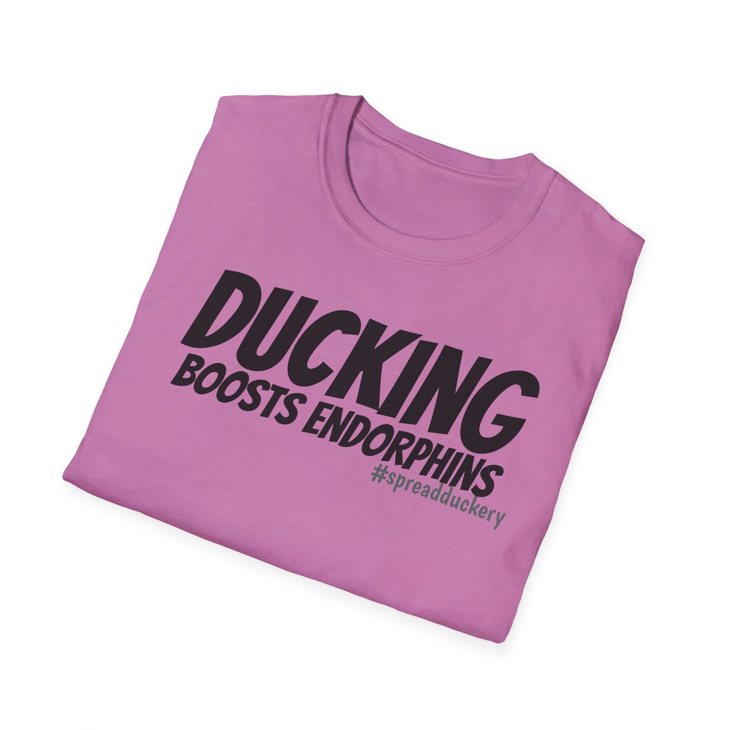 Ducking Boosts Endorphins Unisex Softstyle T-Shirt