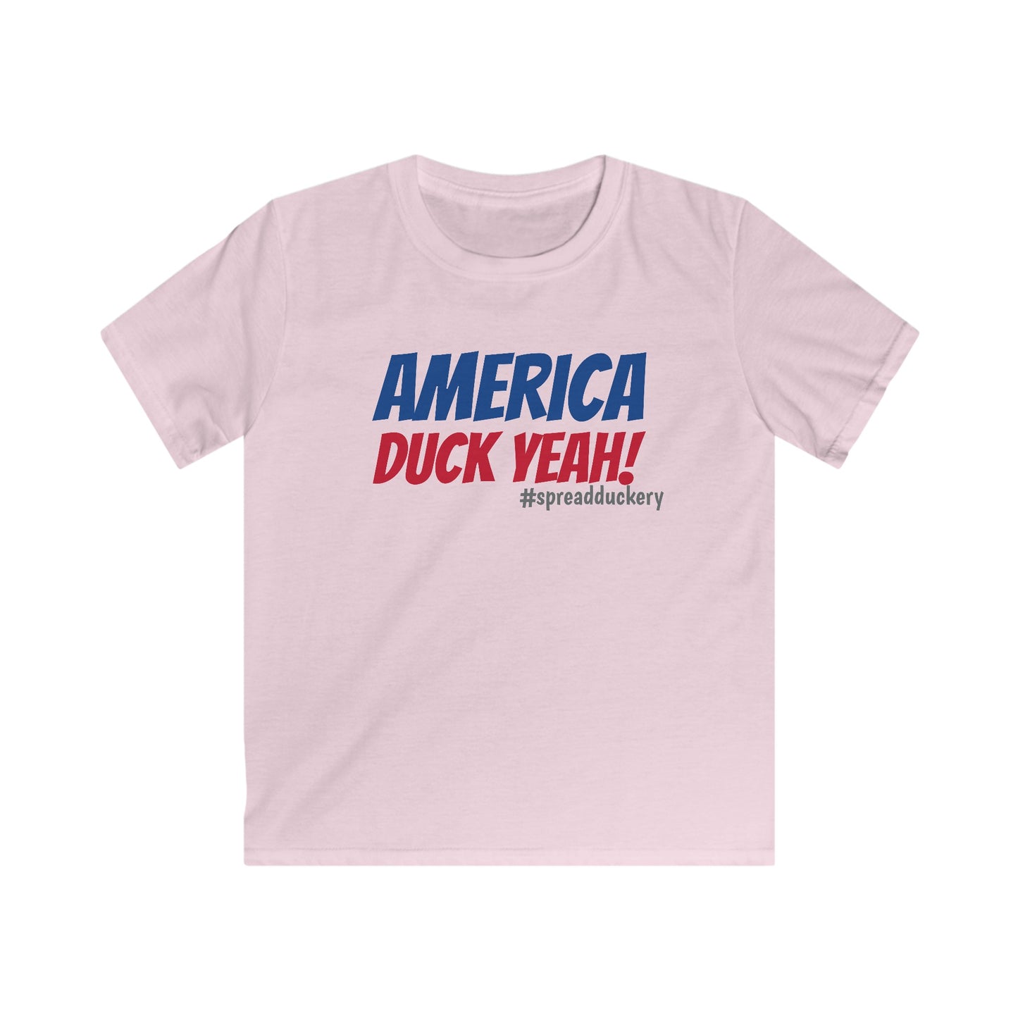 America Duck Yeah! - Kids Softstyle Tee