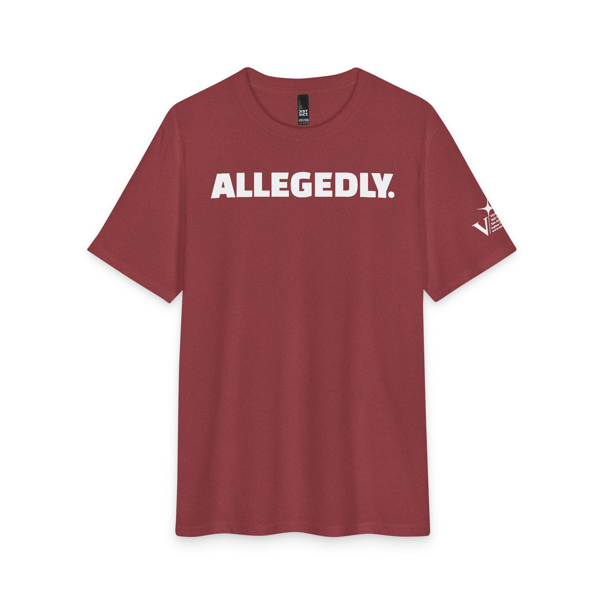 Allegedly. Tee — Funny Statement Graphic T‑Shirt