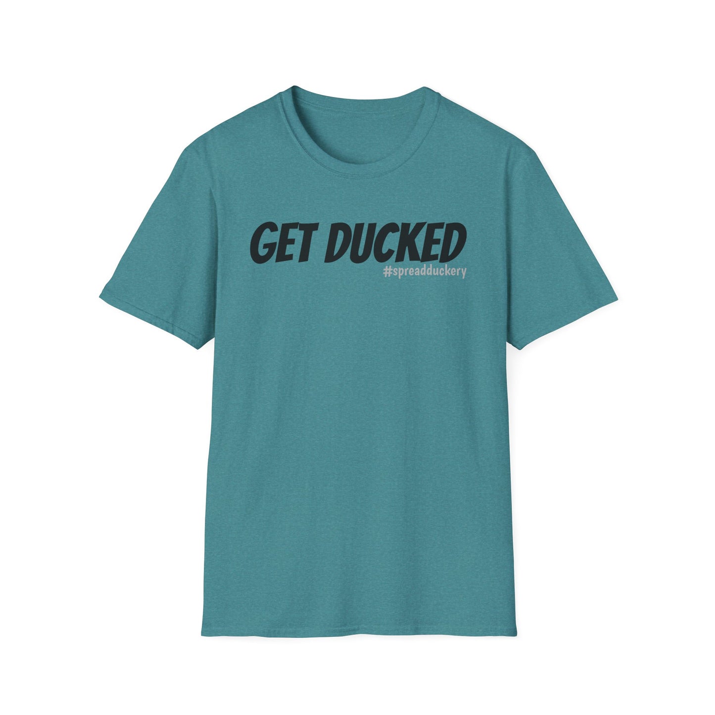 Get Ducked Unisex Softstyle T-Shirt