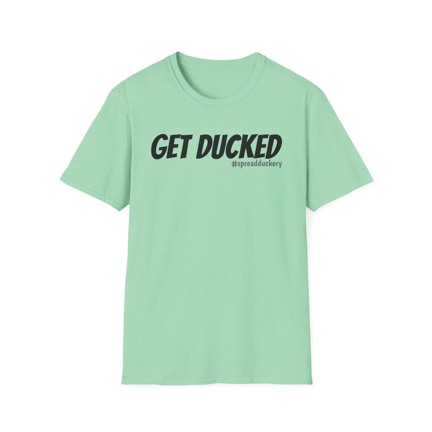 Get Ducked Unisex Softstyle T-Shirt