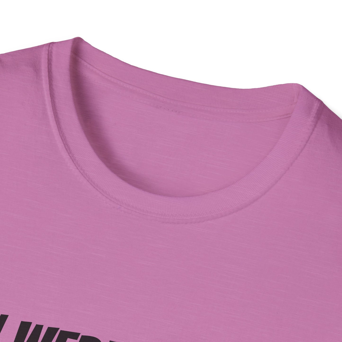 On Wednesdays, Ducks Wear Pink Unisex Softstyle T-Shirt