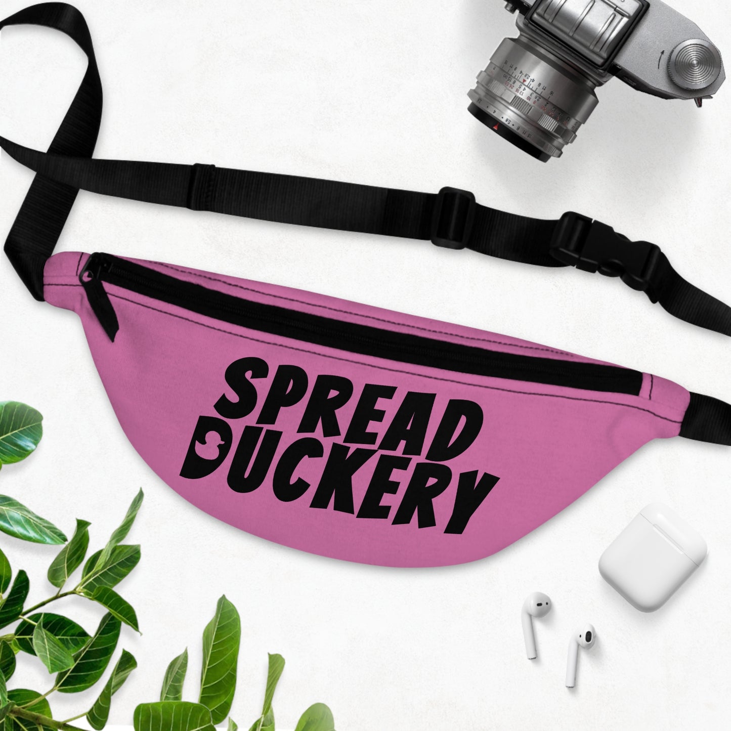 Spread Duckery Logo Pink Fanny Pack