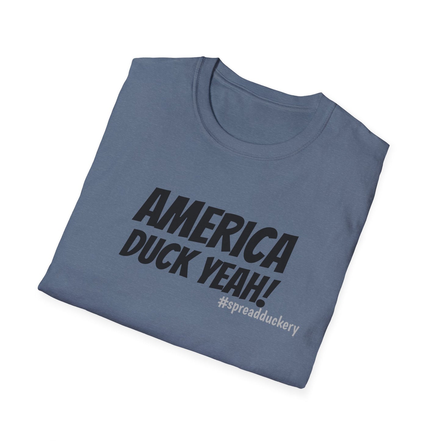 America, Duck Yeah! Unisex Softstyle T-Shirt