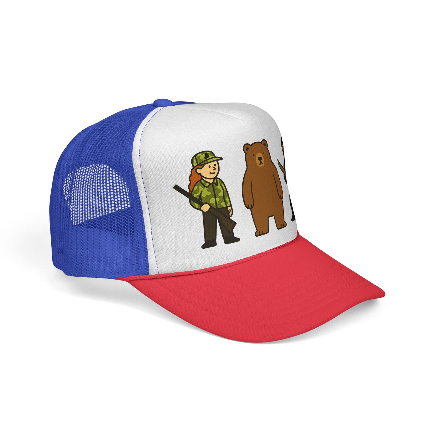 Hunter Bear Ninja Trucker Cap