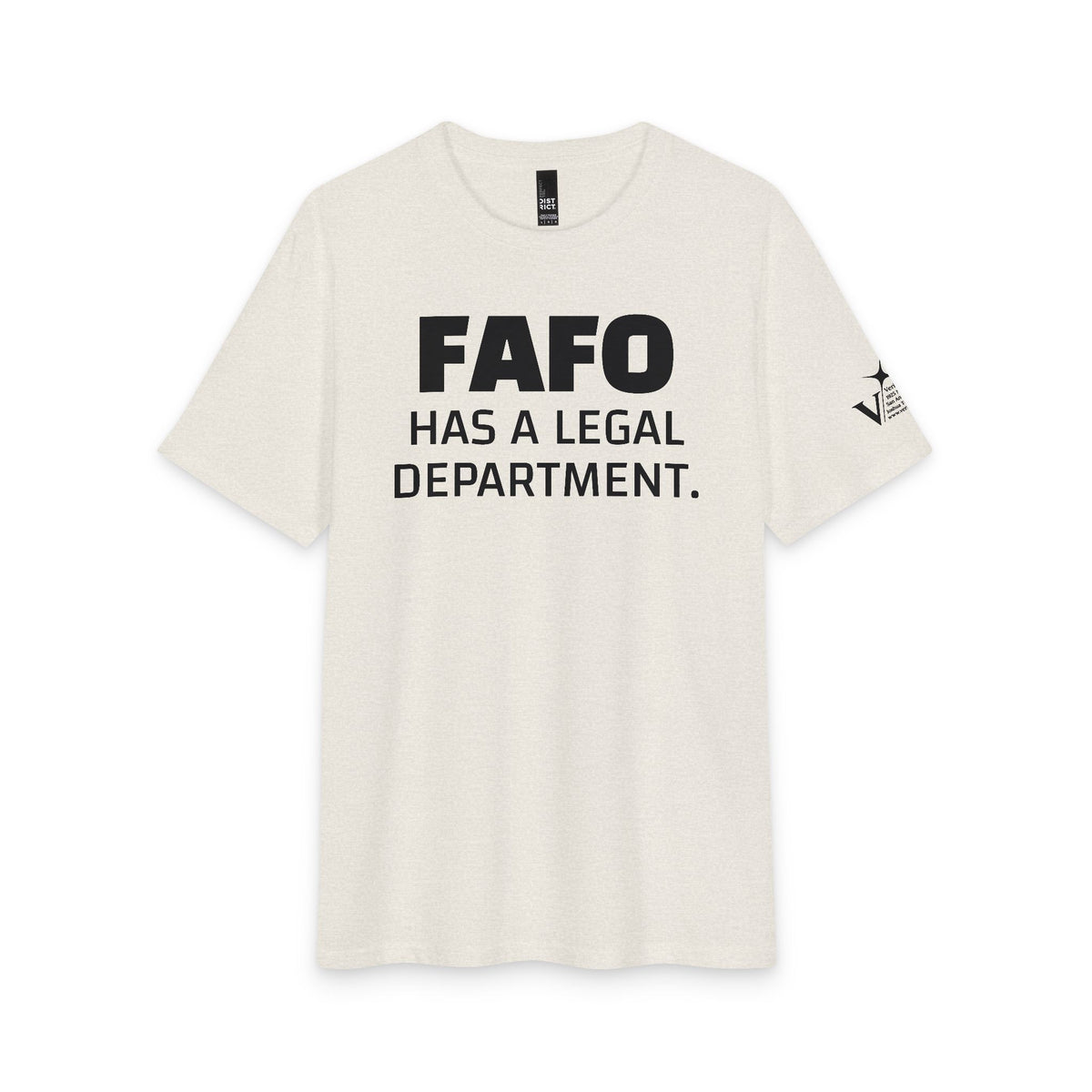 FAFO Has a Legal Department Tee — Veritas Military Law Graphic T‑Shirt
