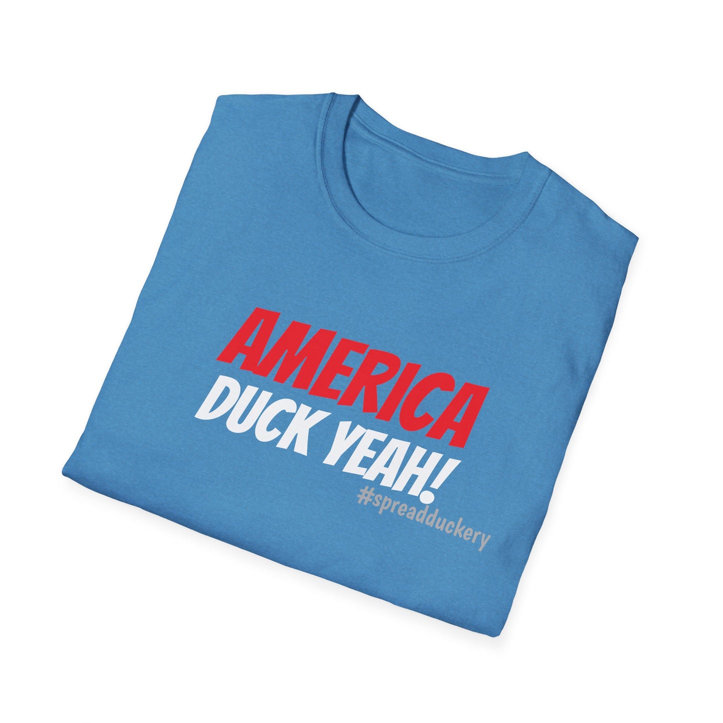 America, Duck Yeah! Unisex Softstyle T-Shirt