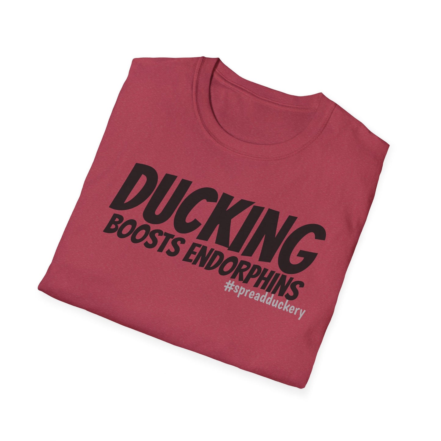 Ducking Boosts Endorphins Unisex Softstyle T-Shirt