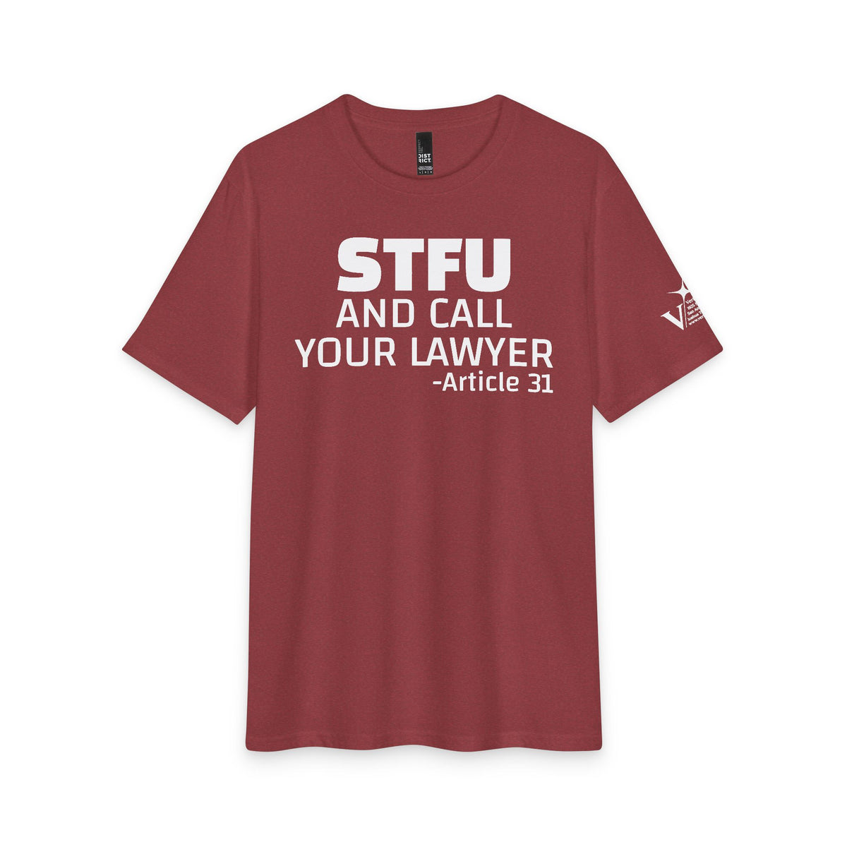 Art 31 STFU Tee — Funny Statement Graphic T‑Shirt