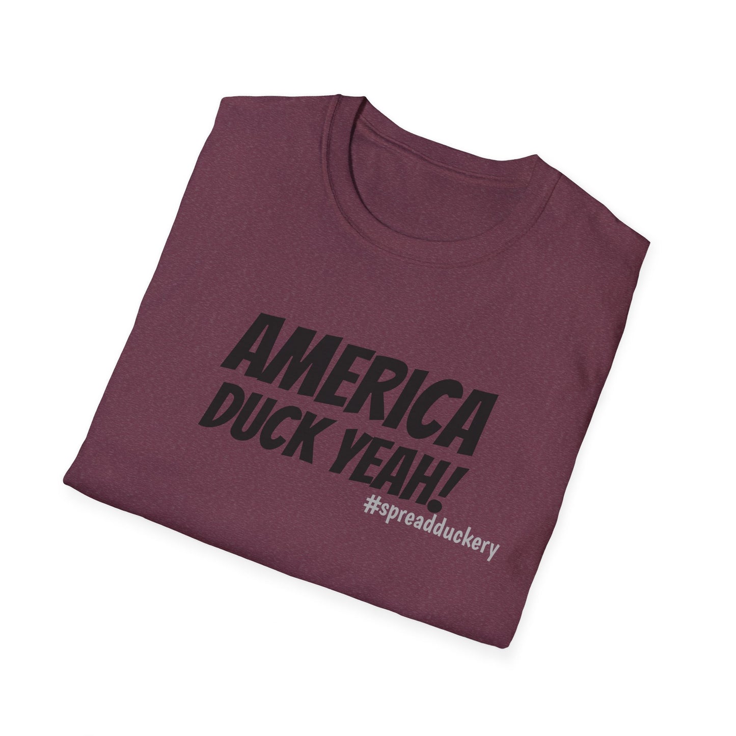 America, Duck Yeah! Unisex Softstyle T-Shirt