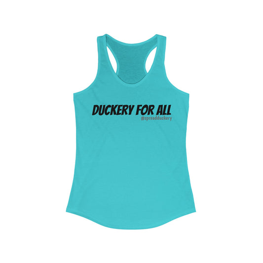 Duckery for All Women's Ideal Racerback Tank