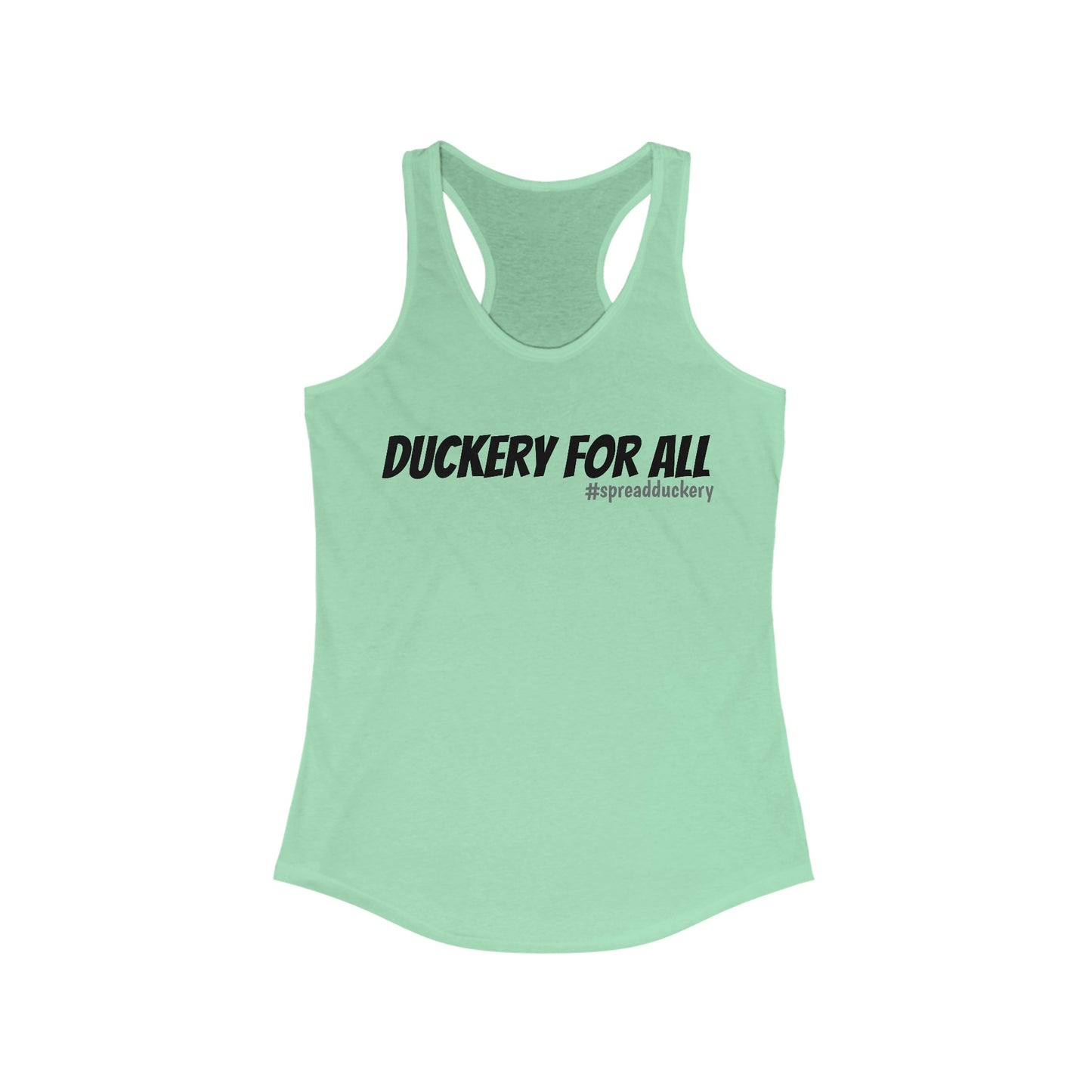 Duckery for All Women's Ideal Racerback Tank