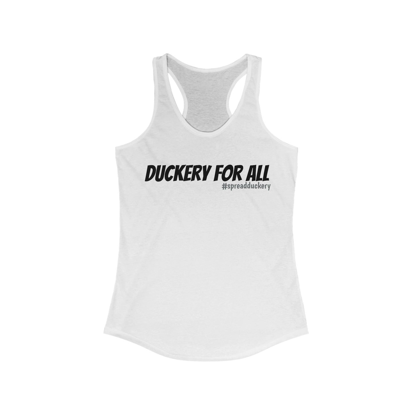 Duckery for All Women's Ideal Racerback Tank