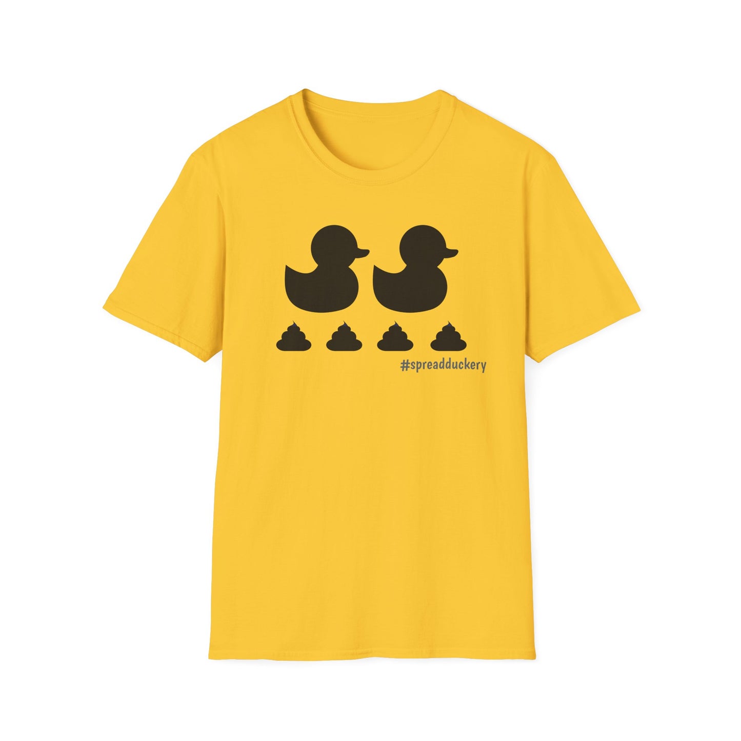 Duck, Duck, Poos Unisex Softstyle T-Shirt