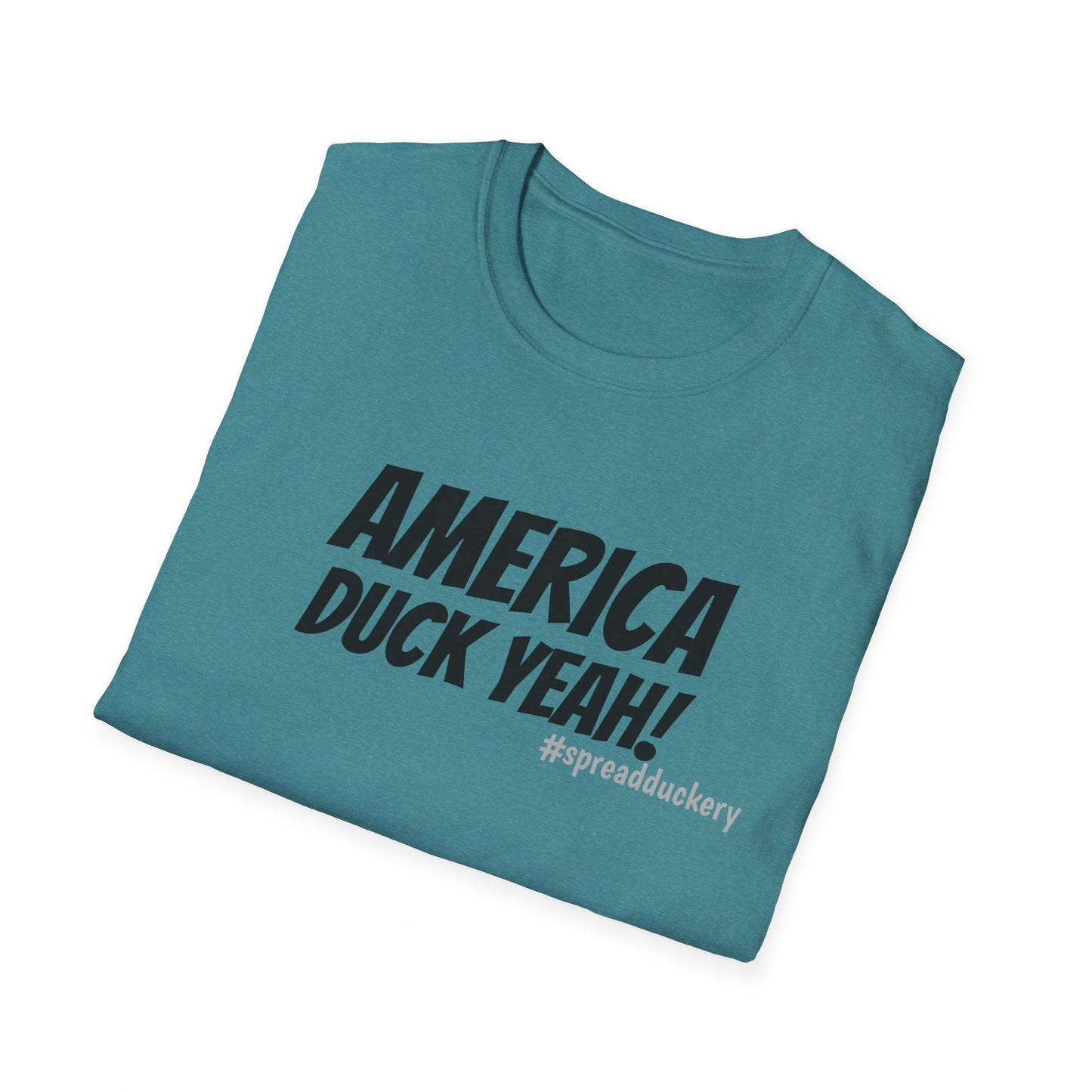 America, Duck Yeah! Unisex Softstyle T-Shirt