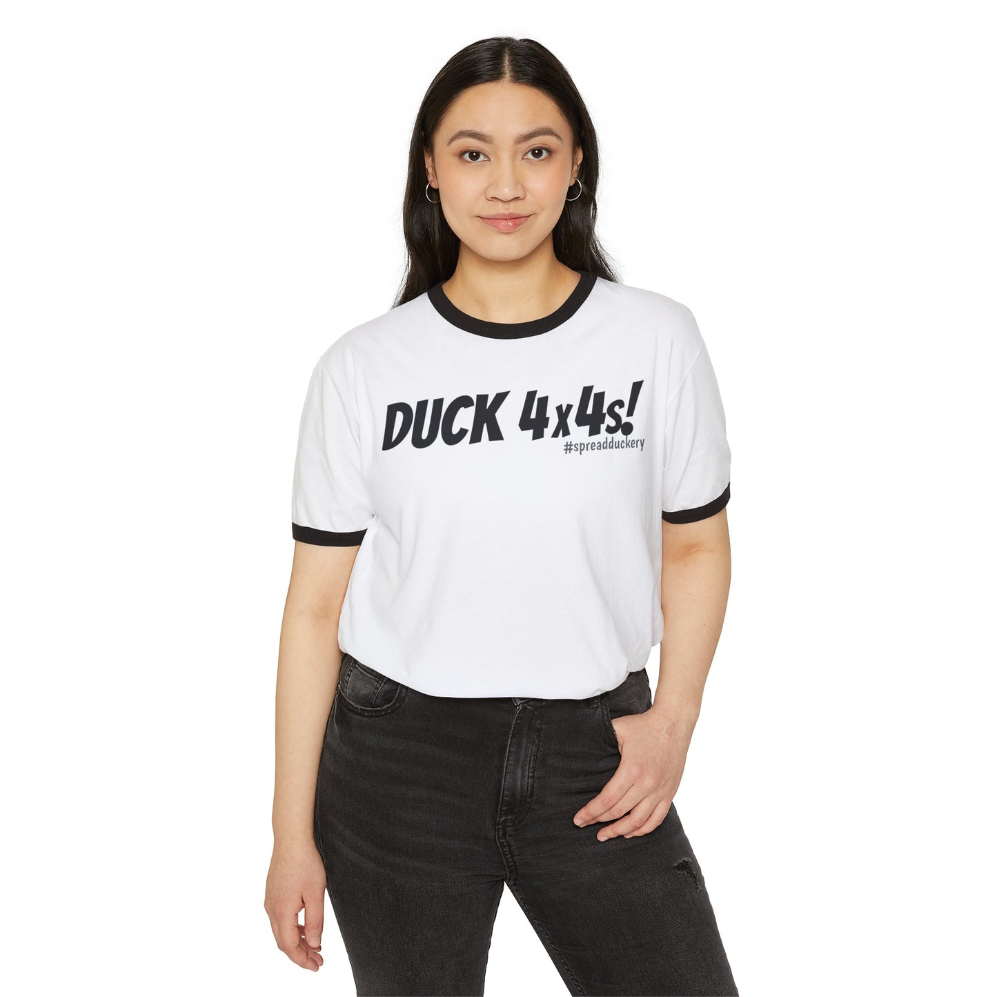 Duck 4x4s! Cotton Ringer T-Shirt