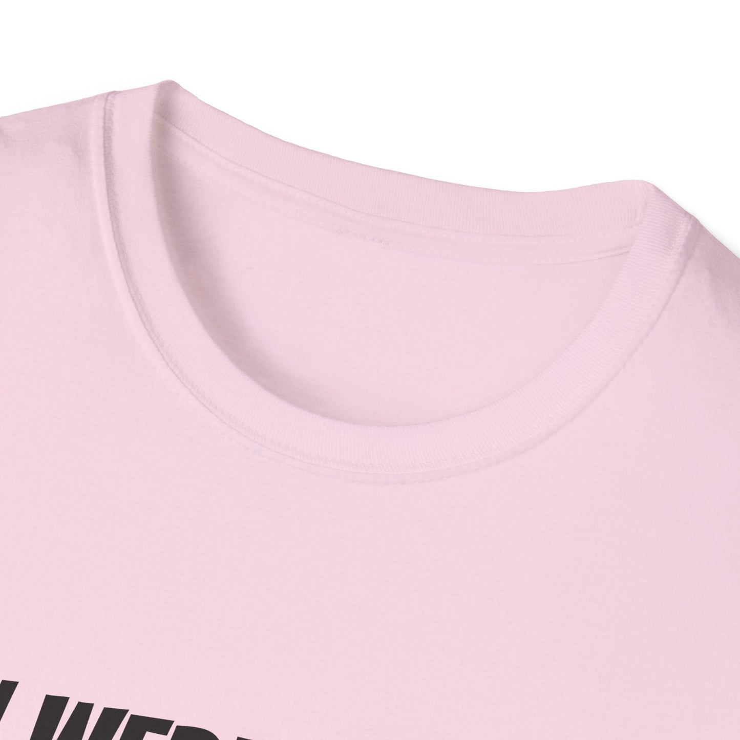 On Wednesdays, Ducks Wear Pink Unisex Softstyle T-Shirt