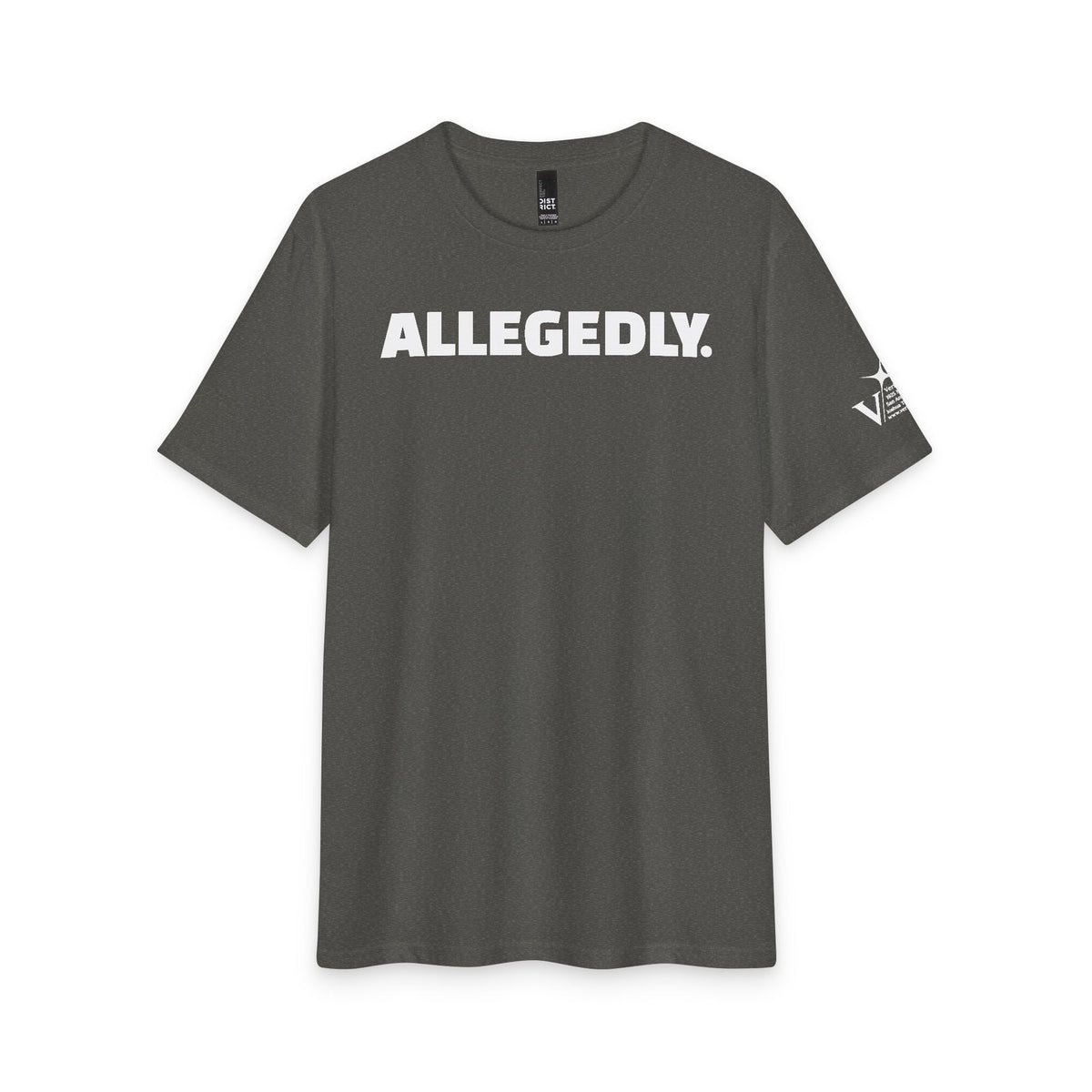 Allegedly. Tee — Funny Statement Graphic T‑Shirt