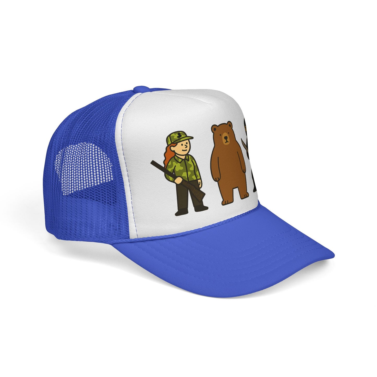 Hunter Bear Ninja Trucker Cap