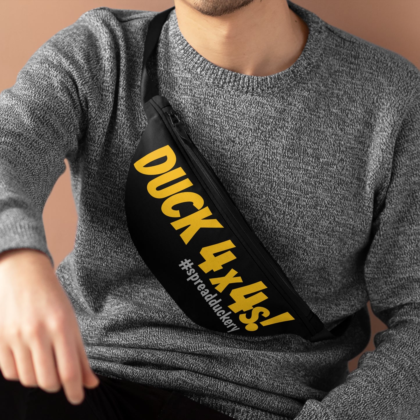 Duck 4x4s! Black Fanny Pack