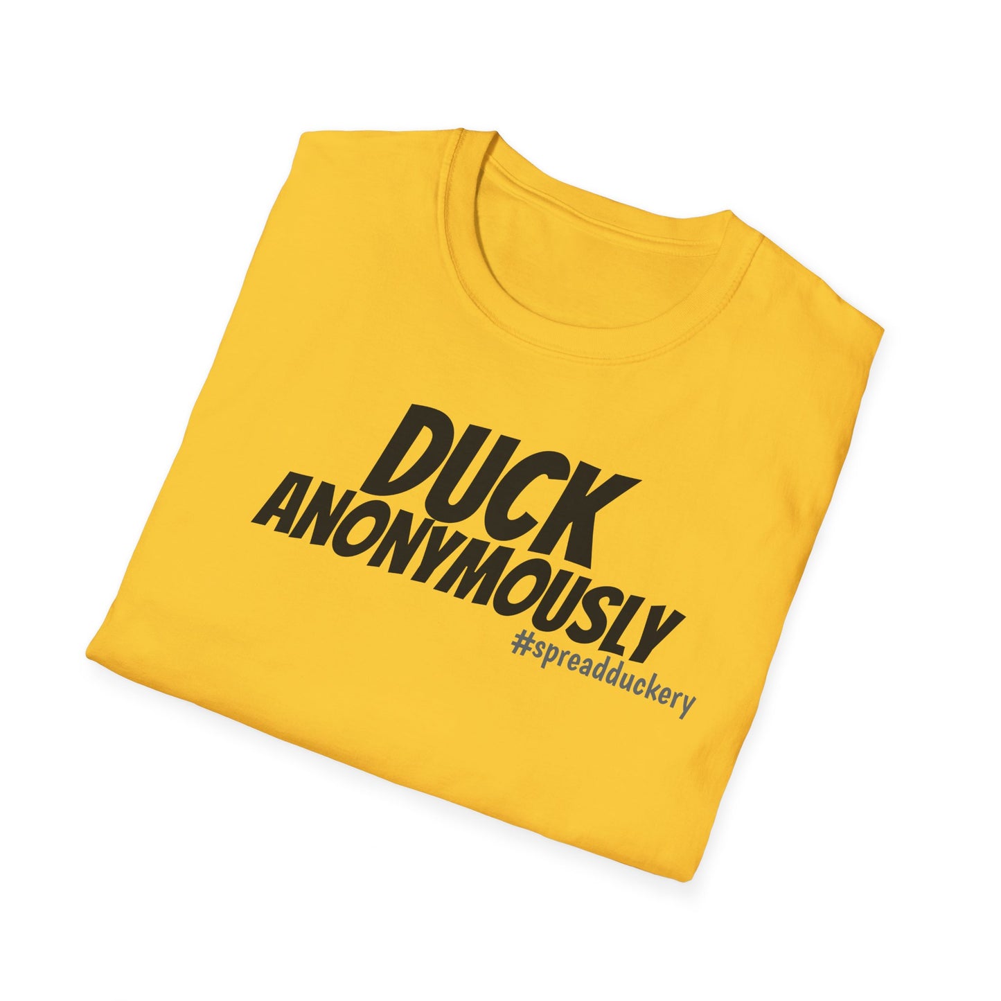 Duck Anonymously Unisex Softstyle T-Shirt