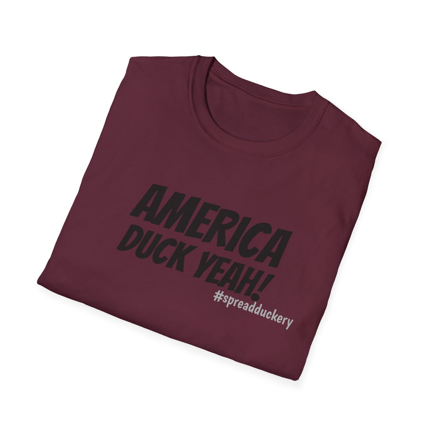 America, Duck Yeah! Unisex Softstyle T-Shirt