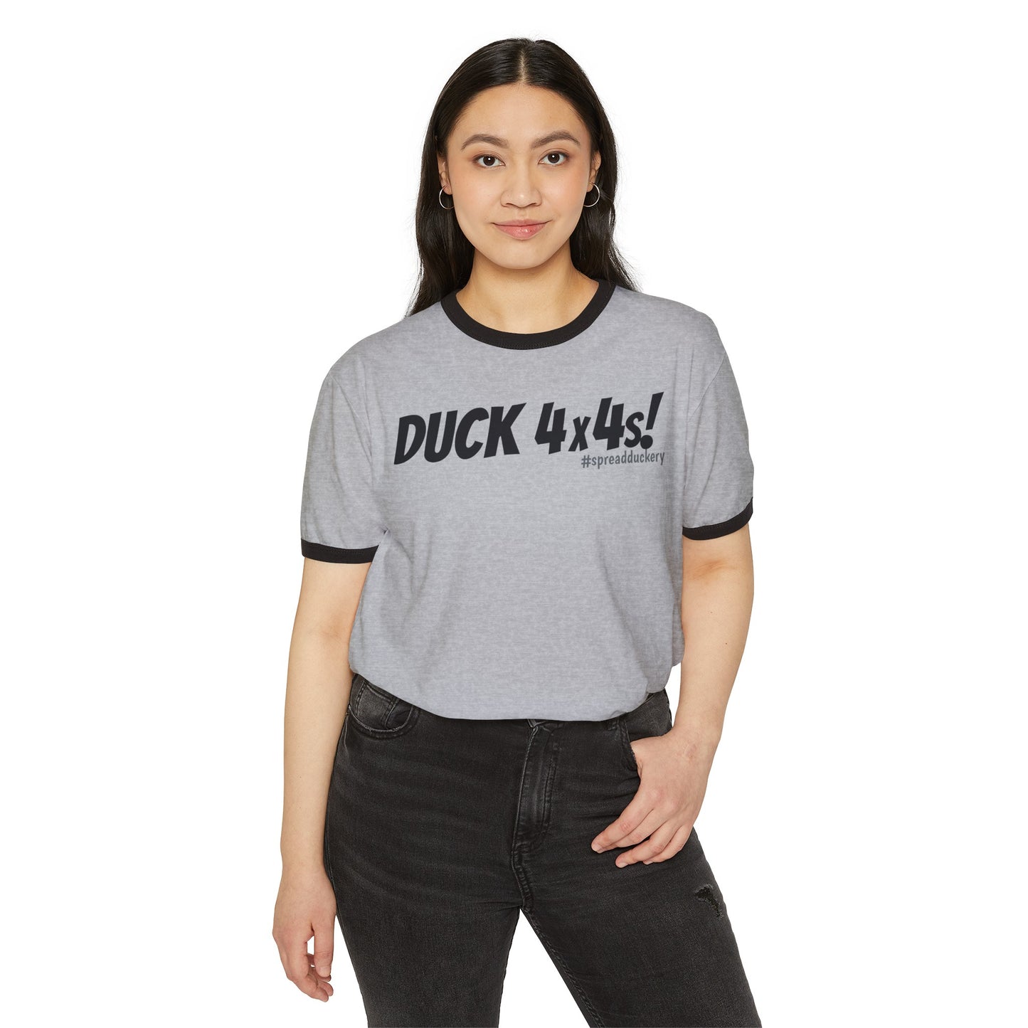 Duck 4x4s! Cotton Ringer T-Shirt