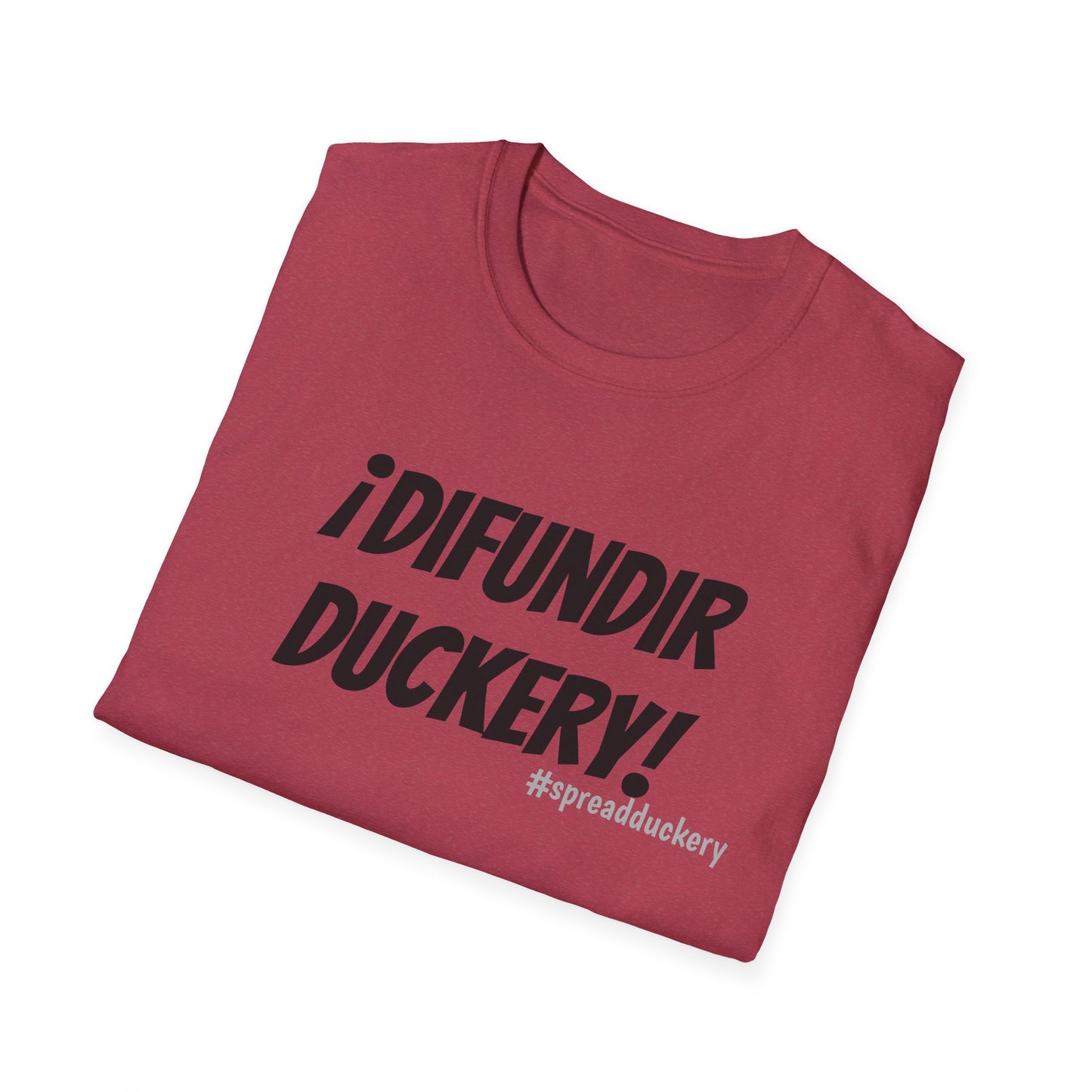 ¡Difundir Duckery! Unisex Softstyle T-Shirt