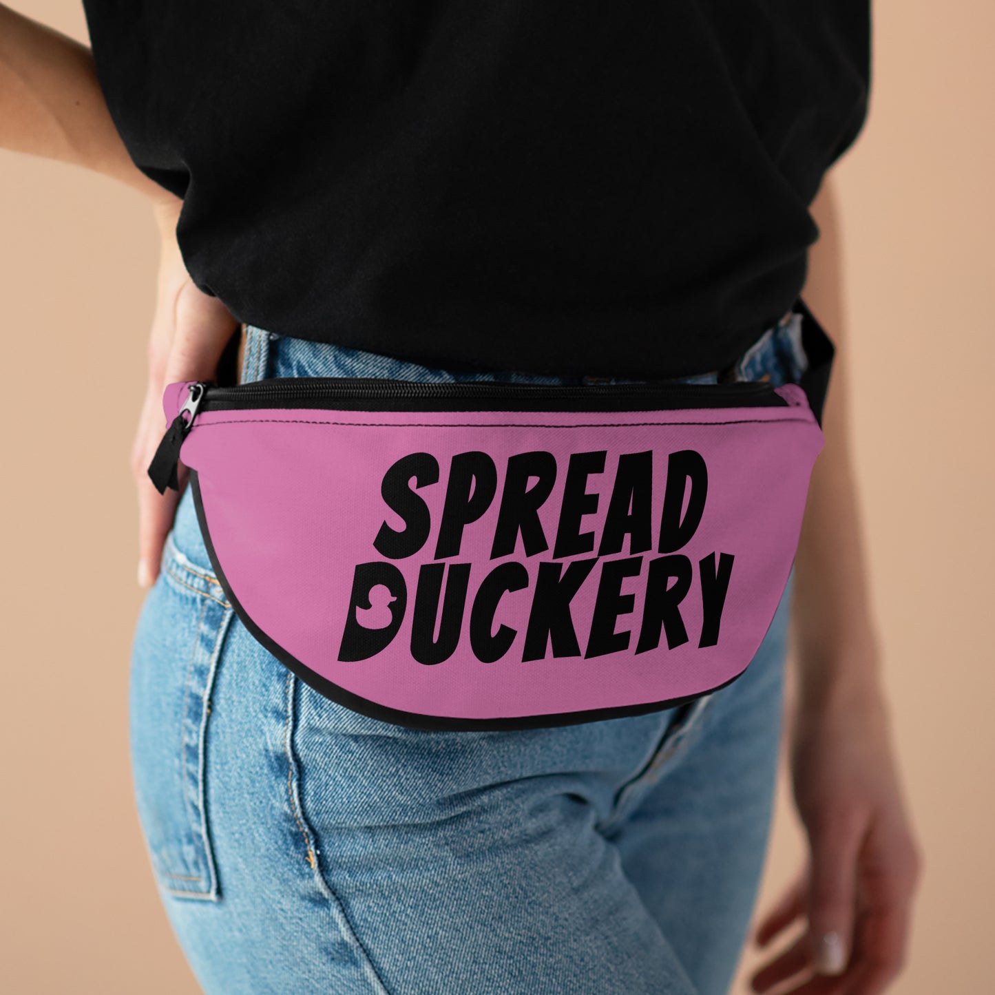 Spread Duckery Logo Pink Fanny Pack