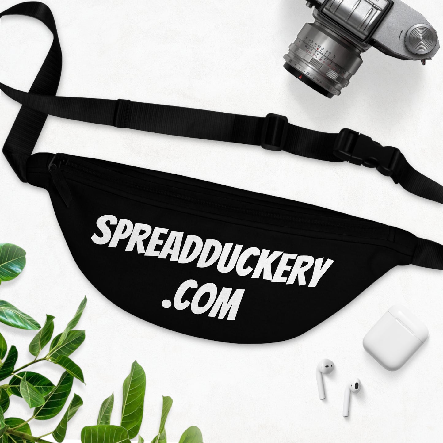 Spread Duckery Black Fanny Pack