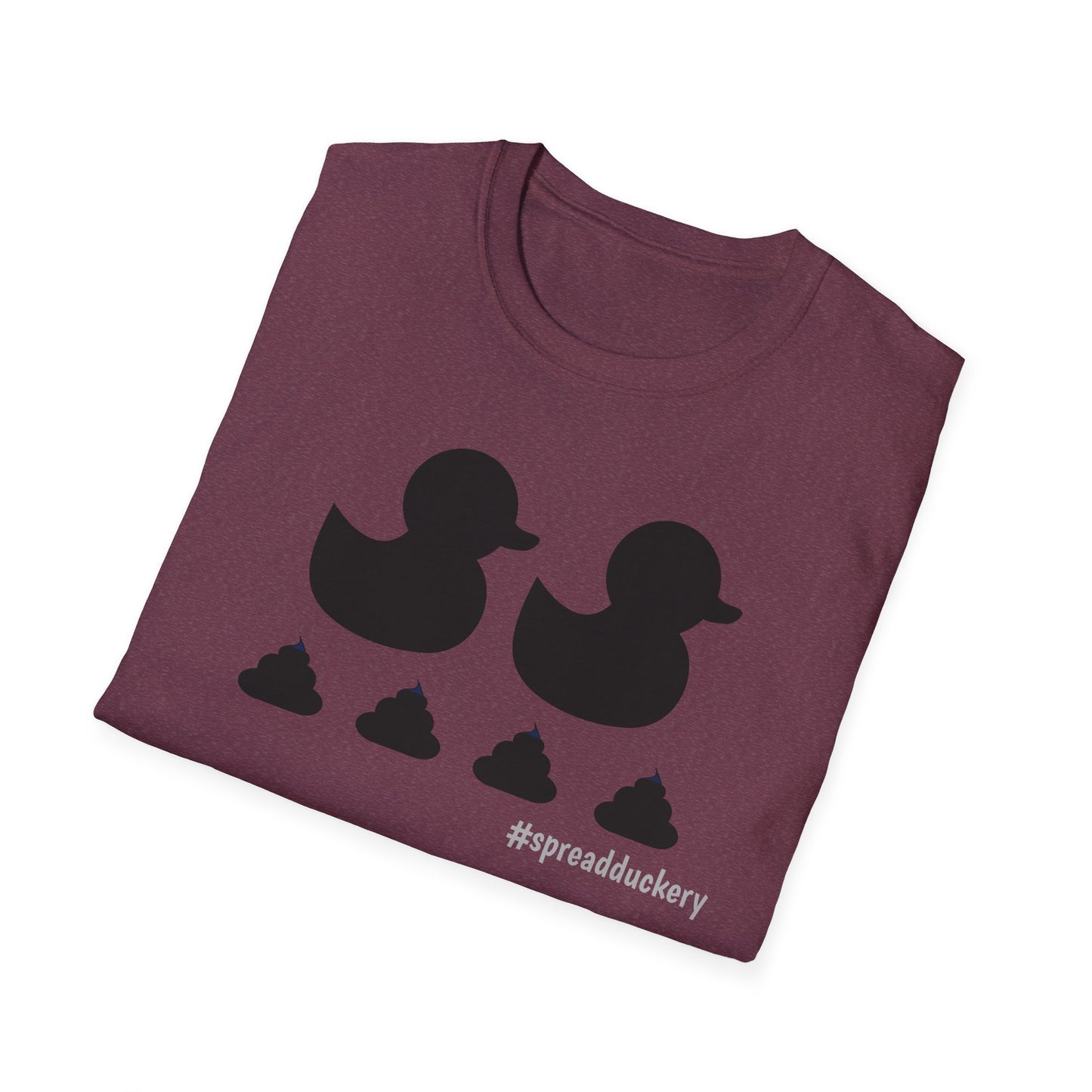 Duck, Duck, Poos Unisex Softstyle T-Shirt