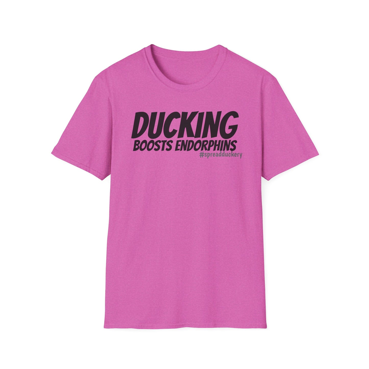 Ducking Boosts Endorphins Unisex Softstyle T-Shirt