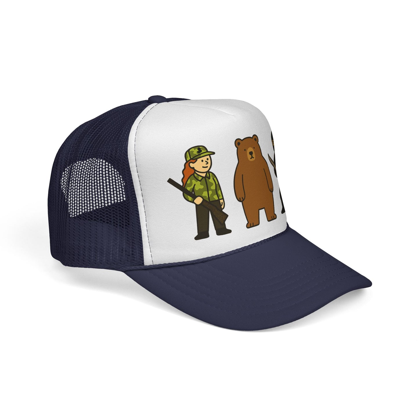 Hunter Bear Ninja Trucker Cap