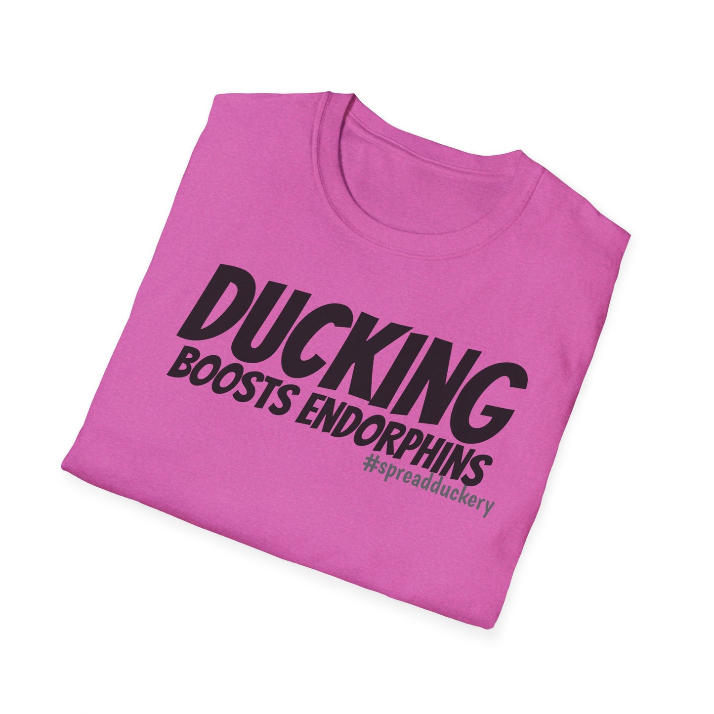 Ducking Boosts Endorphins Unisex Softstyle T-Shirt
