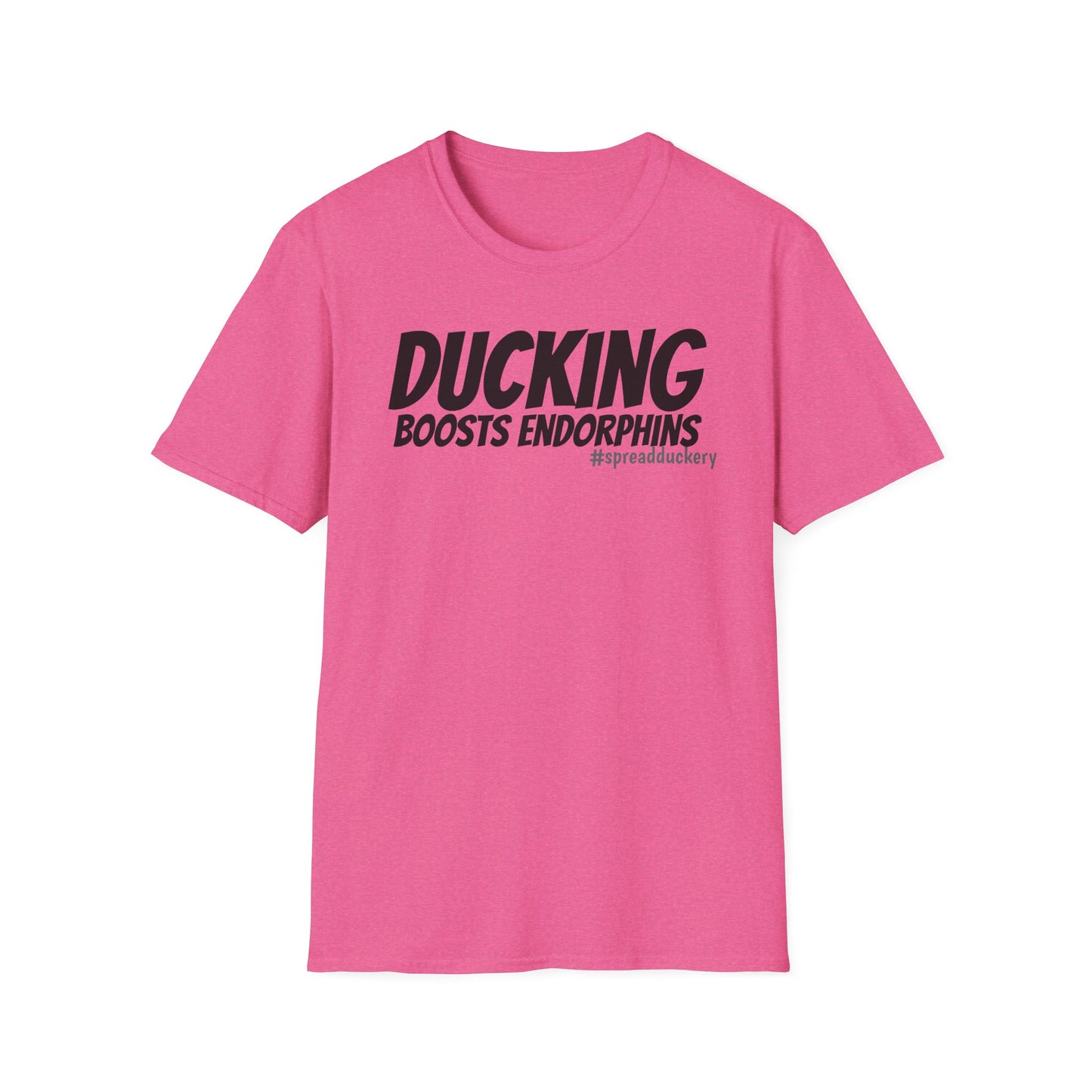 Ducking Boosts Endorphins Unisex Softstyle T-Shirt