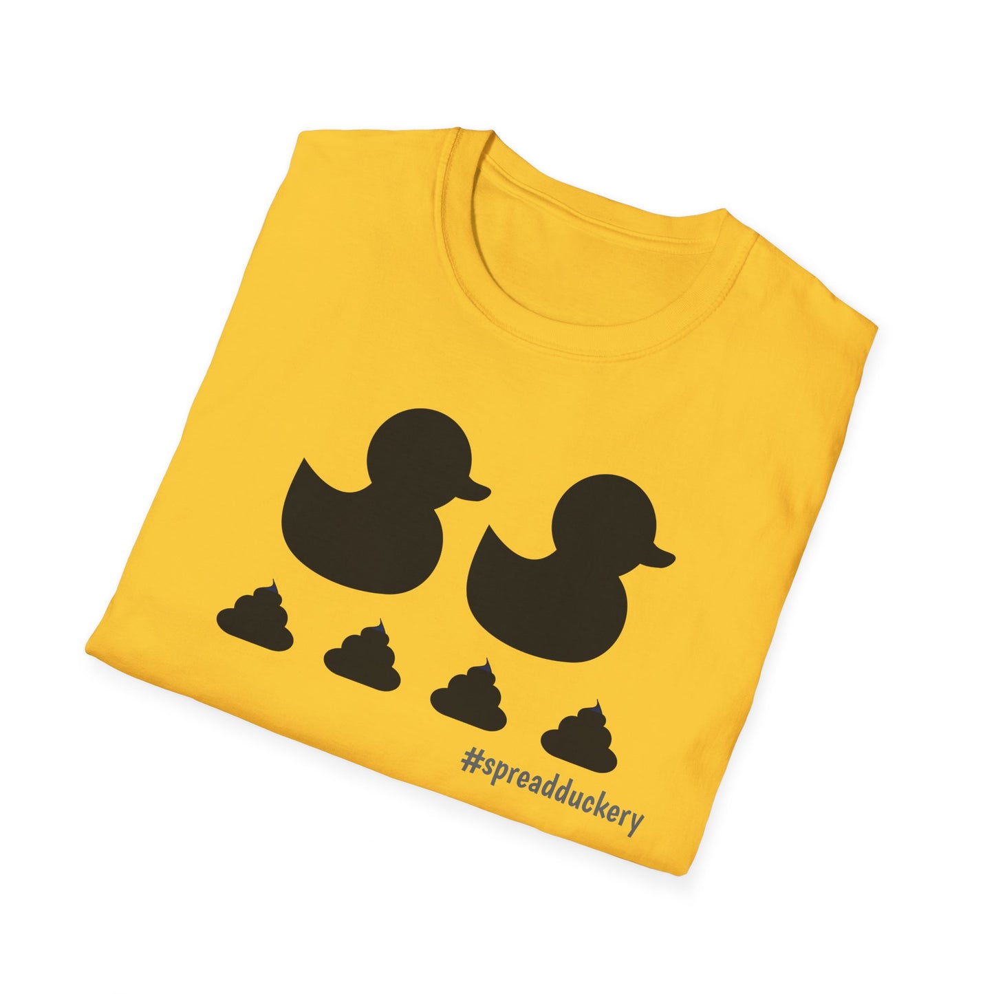 Duck, Duck, Poos Unisex Softstyle T-Shirt