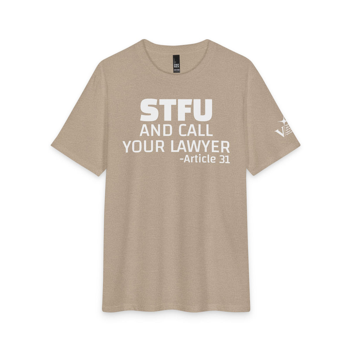 Art 31 STFU Tee — Funny Statement Graphic T‑Shirt