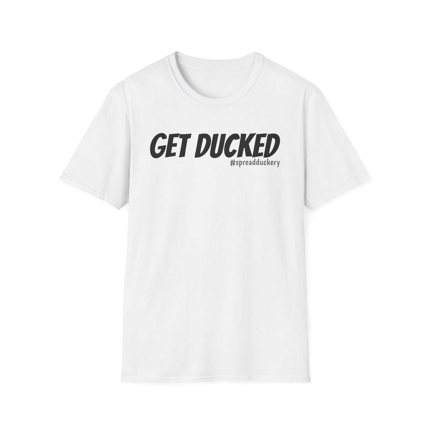 Get Ducked Unisex Softstyle T-Shirt