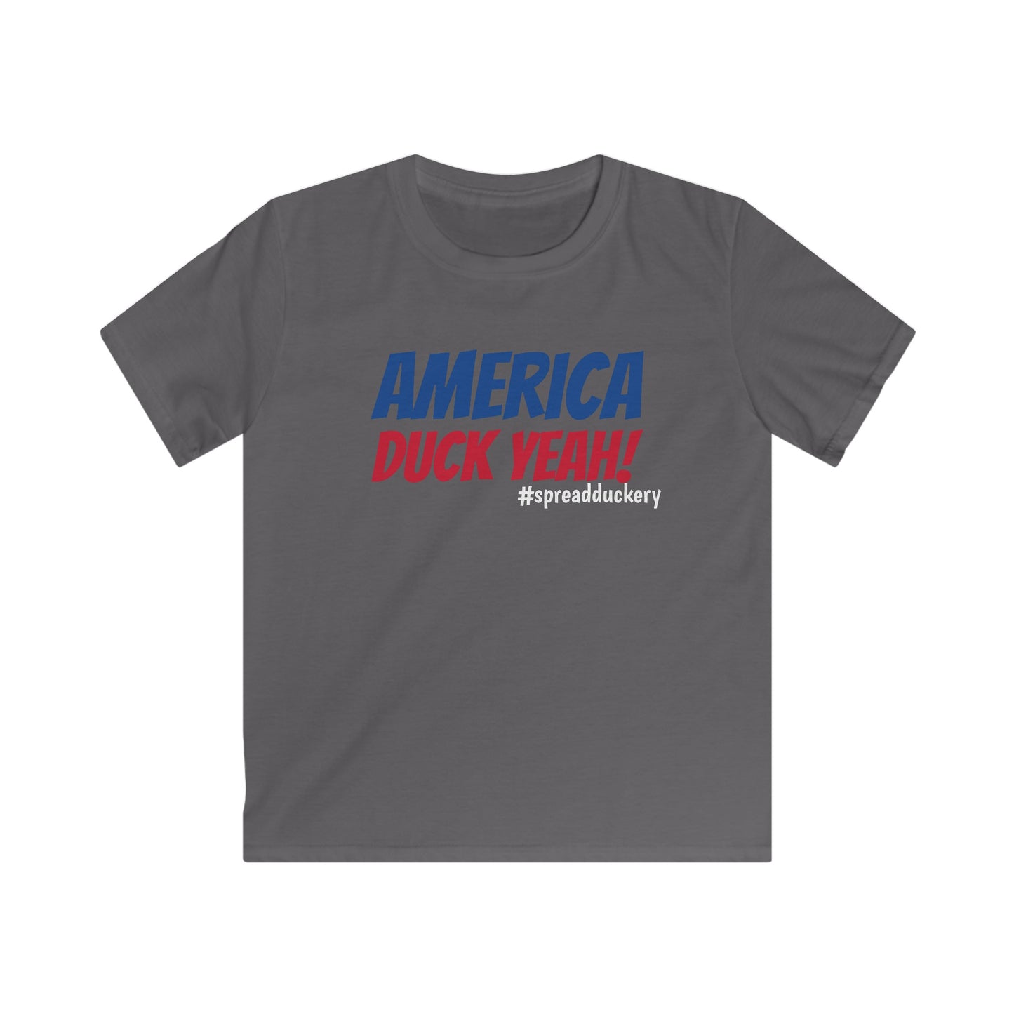 America Duck Yeah! - Kids Softstyle Tee