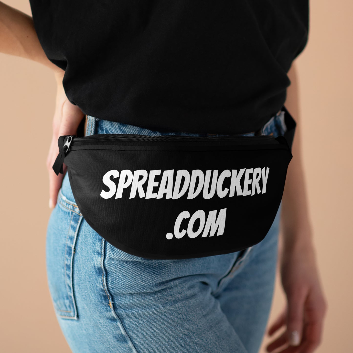 Spread Duckery Black Fanny Pack