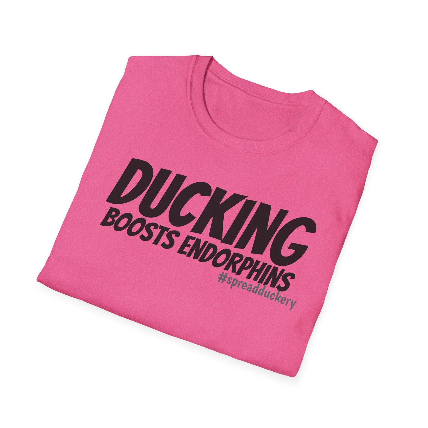 Ducking Boosts Endorphins Unisex Softstyle T-Shirt