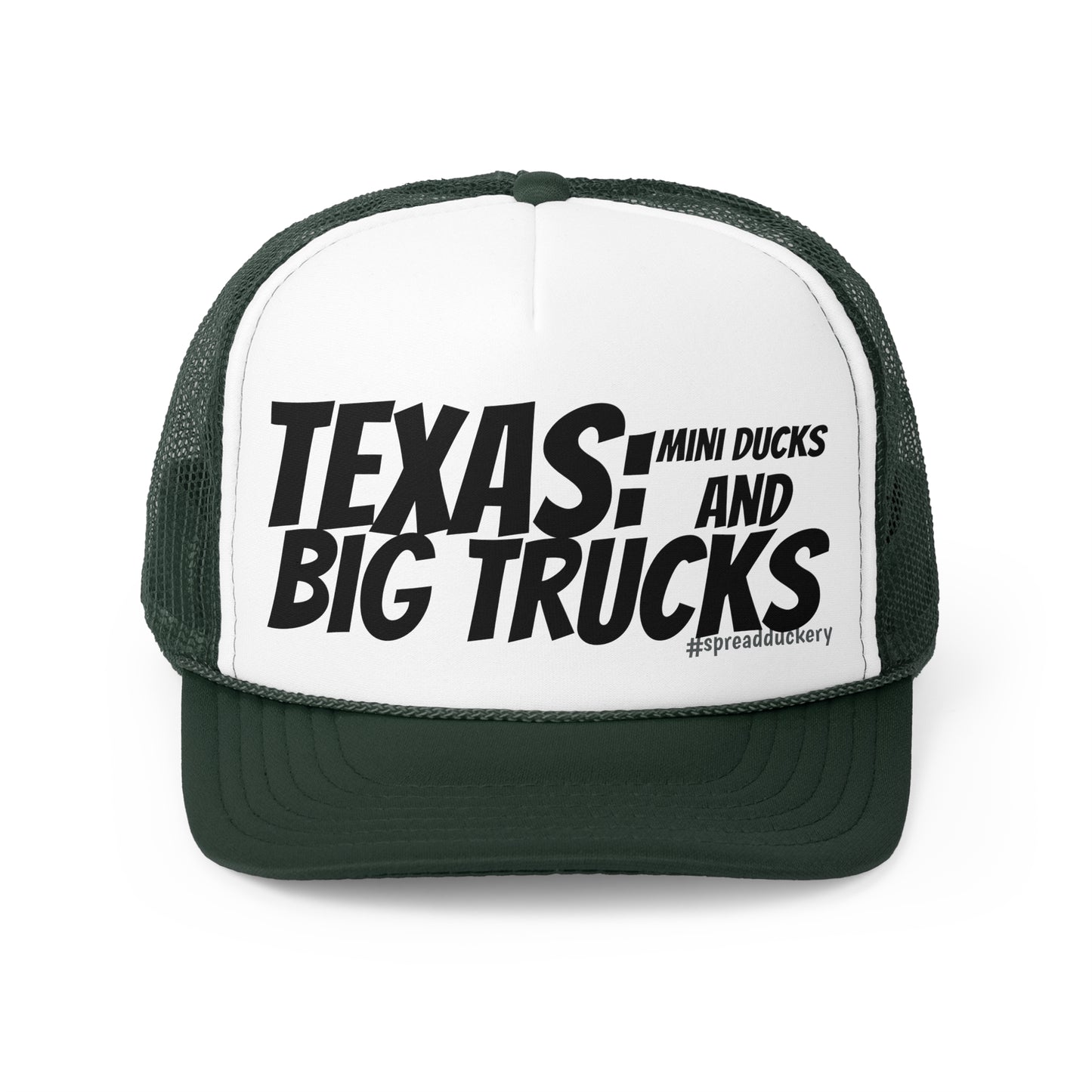 Texas: Mini Ducks and Big Trucks Trucker Cap