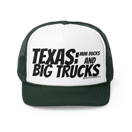 Texas: Mini Ducks and Big Trucks Trucker Cap