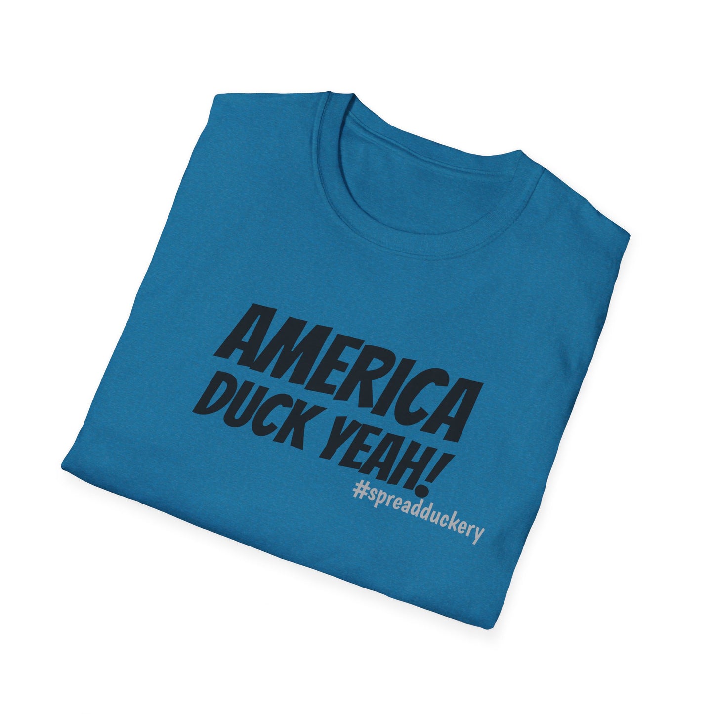 America, Duck Yeah! Unisex Softstyle T-Shirt