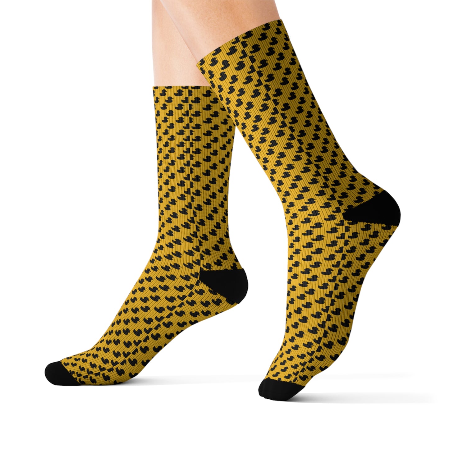 Duckery Socks Yellow and Black