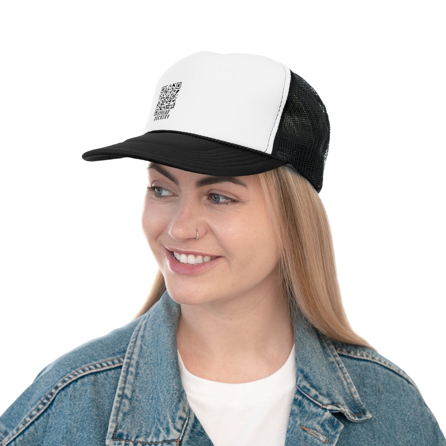 Spread Duckery QR Code Trucker Cap