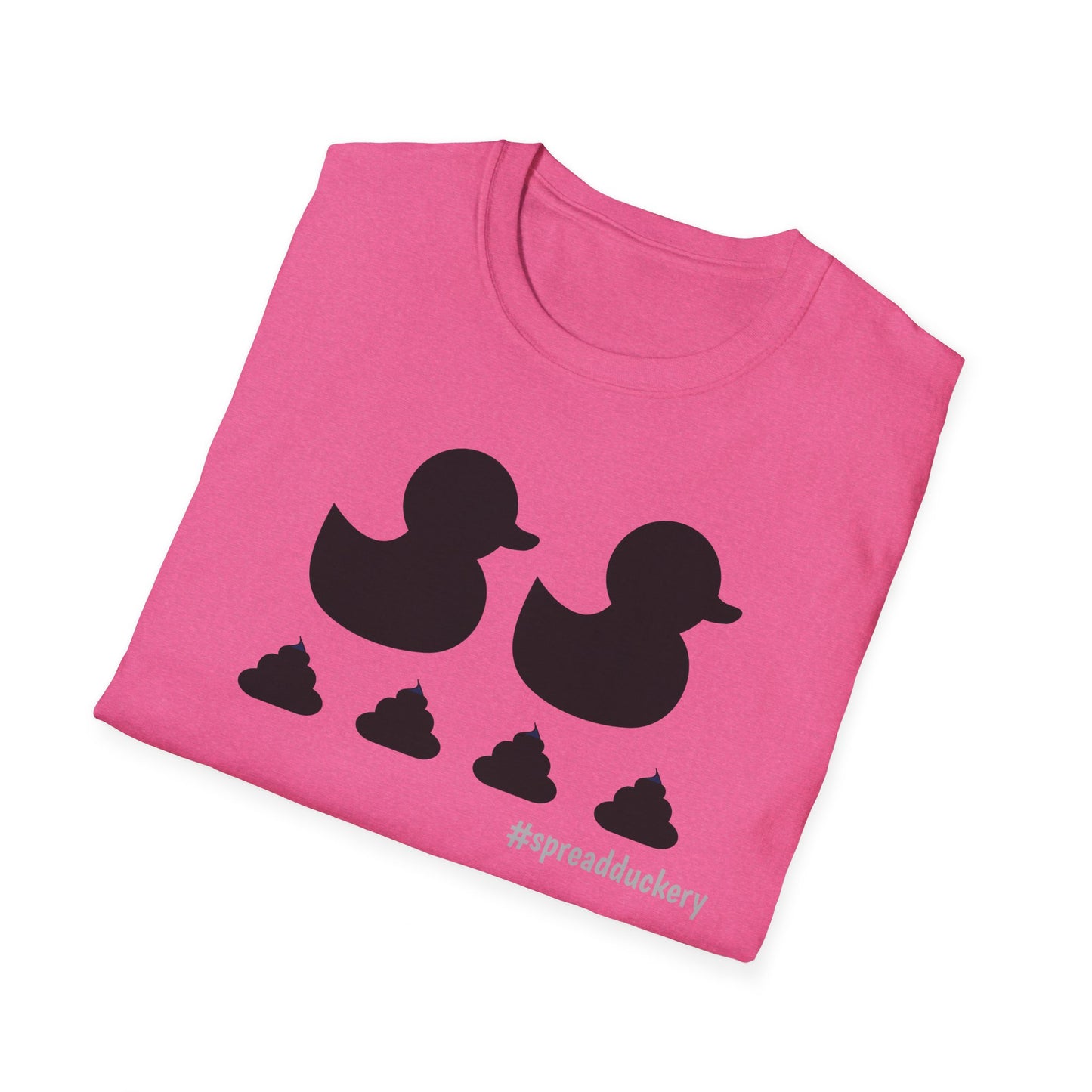 Duck, Duck, Poos Unisex Softstyle T-Shirt